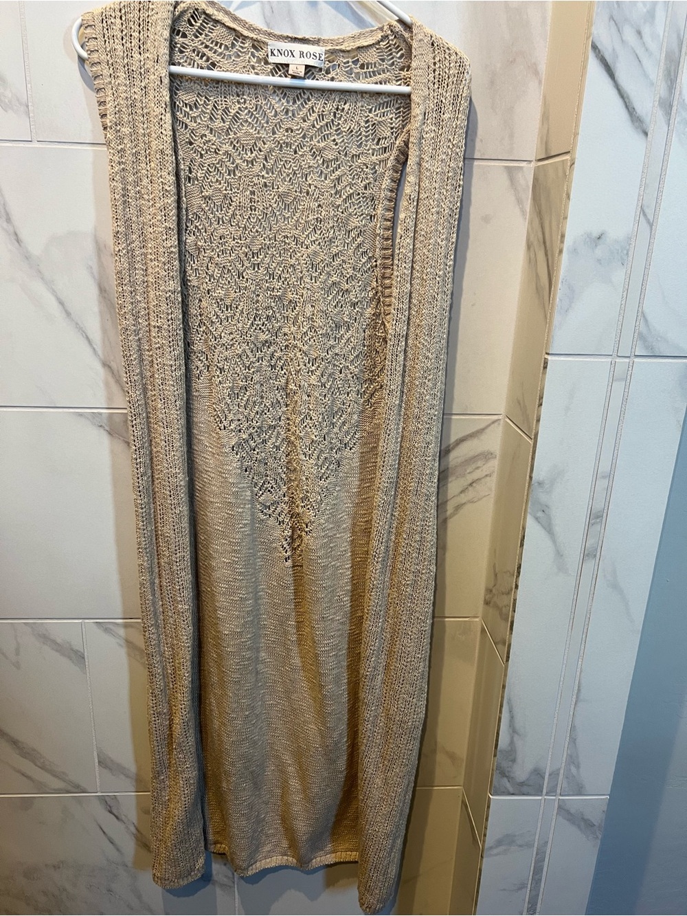 Knox Rose sleeveless duster cardigan Size L $15